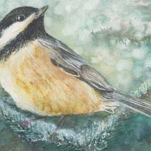 Christmas Chickadee by Katherine J Ford
