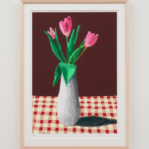 2nd March 2021, A Closer Look and Some Tulips by David Hockney