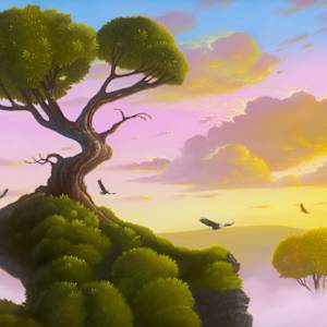 Where Eagles Fly by Michael Provenza