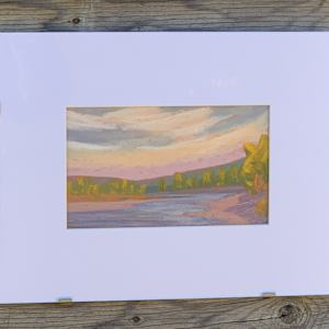 Evening On The Clark Fork by Amanda Kaye Bielby 
