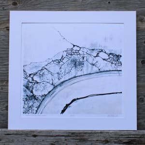 Where The Ocean Meets Ground /singed print by Amanda Kaye Bielby 