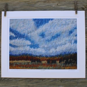 Signed Print/ Above Dry Cotton Creek Ranch by Amanda Kaye Bielby 