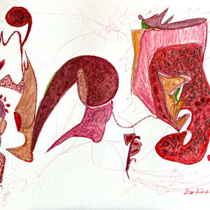 Whimsical Abstract III by Darline Braz, Image 1.
