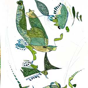 Whimsical Abstract II by Darline Braz, Image 1.