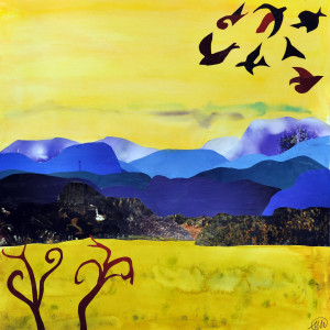 Imaginary landscape - yellow by Marina Marinopoulos