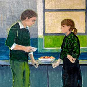 Kitchen conversation by Marina Marinopoulos