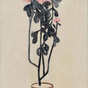 (第三套) 常玉版畫 盆菊 Pink Chrysenthemums by 常玉 Sanyu