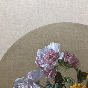 花好月圓#1（兩件一組）Blooming Flowers and Full Moon #1 by 盧昉 LU Fang 