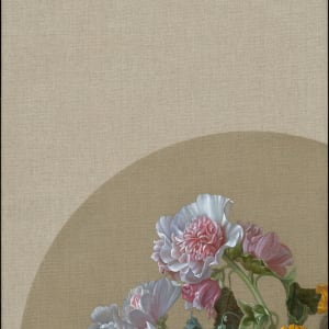 花好月圓#1（兩件一組）Blooming Flowers and Full Moon #1 by 盧昉 LU Fang