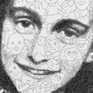 安妮·法蘭克 - 歷史名人系列 (10) Anne Frank - Historical Portraits No. 10 by 佐垣慶多 SAGAKI Keita 