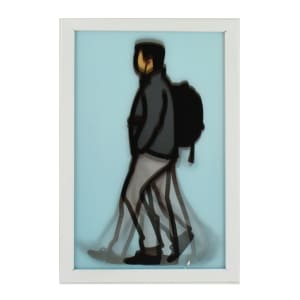 光柵明信片 Lenticular postcard - Walking in London 1 (set of 5) by 歐培 Julian OPIE 