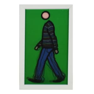 光柵明信片 Lenticular postcard - Walking series (set of 4) by 歐培 Julian OPIE 