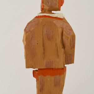 No. 60376 人間系列─彩繪木雕 by 朱銘 