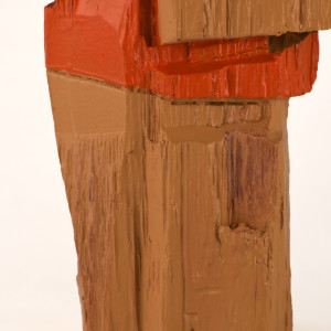 No. 60376 人間系列─彩繪木雕 by 朱銘 