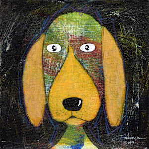 Black Series: Love Puppy #12 黑色系列：寵愛狗狗 #12 by 安恰娜‧恰麗亞琵朋 Anchana CHAREEAPAPORN, Image 1.