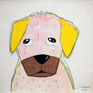 白色系列：寵愛狗狗 #17 White Series: Love Puppy #17 by 安恰娜‧恰麗亞琵朋 Anchana CHAREEAPAPORN