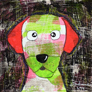 Black Series: Love Puppy #2S 黑色系列：寵愛狗狗 #2S by 安恰娜‧恰麗亞琵朋 Anchana CHAREEAPAPORN, Image 1.
