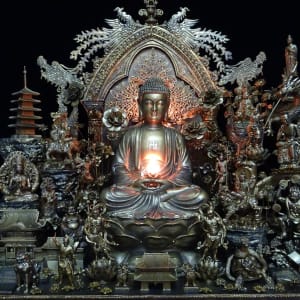 世界神佛菩薩同行-阿彌陀佛 God in Company with Buddha - Amitabha by 王寶慶 WANG Pao-Ching 