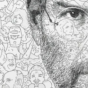 賈伯斯 歷史名人系列 4 Steve Jobs Historical Portraits Artwork Archive