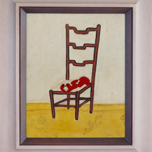 (90/200) 常玉版畫 趴在椅子上的北京狗 Pekinese on a Chair by 常玉 Sanyu