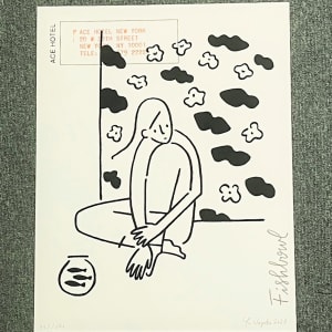 長場雄　Yu Nagaba　Fish bowl 　版画 シルクスクリーン Amazon.co.jp: 長場雄 Yu Nagaba『Fish bowl』 版画 シルク