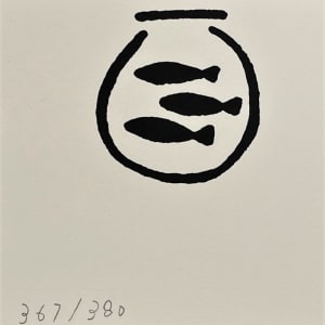 367/380) 長場雄 魚眼 Fishbowl from the collection of Donna