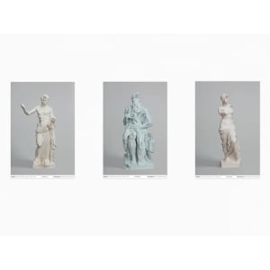 丹尼爾．阿爾軒 海報三件組 Daniel Arsham - Set 3 posters "3020" (Venus of Milo, Venus of Arles, Moses) by 丹尼爾．阿爾軒 ARSHAM, Daniel