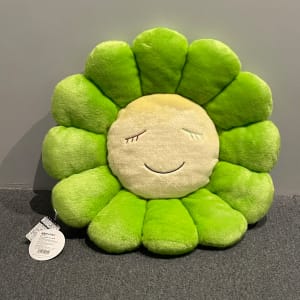 村上隆花抱枕 MURAKAMI Takashi Flower Cushion 60cm (Green) by 村上隆 TAKASHI Murakami 