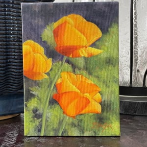 Orange Poppies by Barbara Teusink 