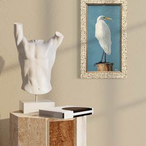 Standing Tall (Egret) by Barbara Teusink 