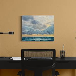 Rolling In (Turquoise Tide) by Barbara Teusink 