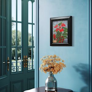 A Touch of Red (Anthurium & Bromeliad) by Barbara Teusink 