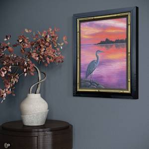 Sunset Heron by Barbara Teusink, Image 4.