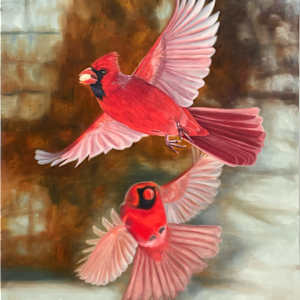 Cardinal Flight by Barbara Teusink, Image 1.