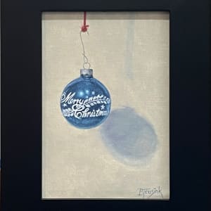 Blue Christmas - Ornamental Shadows Series by Barbara Teusink 