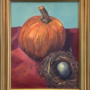 Still Life with Pumpkin by Barbara Teusink 