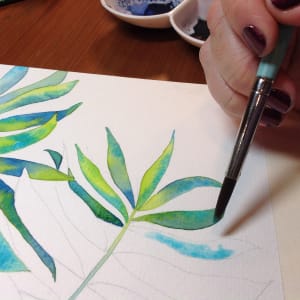 Tropical Leaves 2 by Sheryl L Brake 