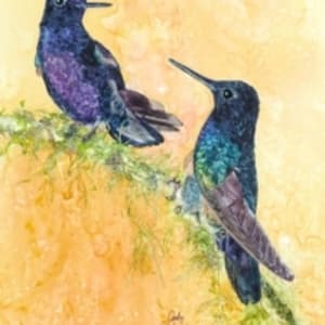 Velvet-Purple Coronet by Jody Meara