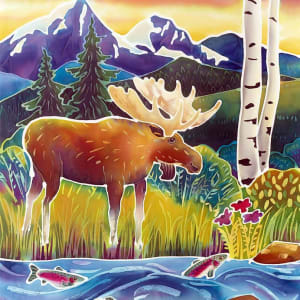 Moose on Trout Creek by Harriet Peck Taylor 