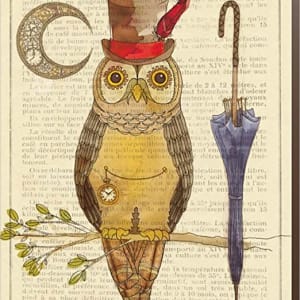 Steampunk Owl 1 by Elyse DeNeige 