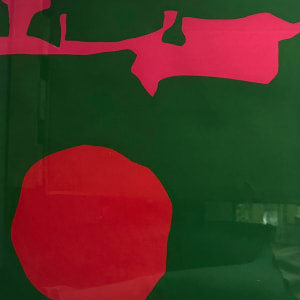 January 1973:11 (Green, red abstract) by Patrick Heron