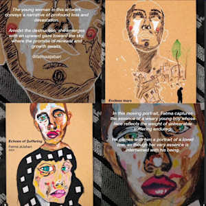 Echoes of Suffering by Fatma Aljabari