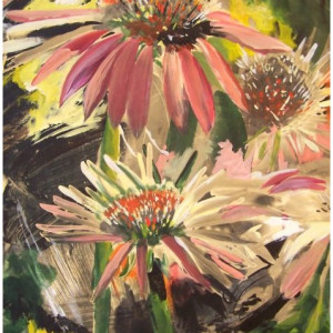 Cone Flower by Malou Flato