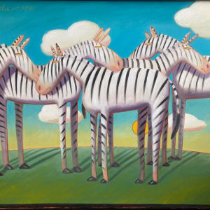 Zebras by Jerry Cornelia