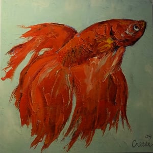 Siamese Fighting Fish by Michael Creese 