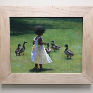 Duck Chase by Anna Rose Bain 