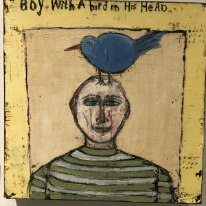 Bird with Boy by Mary Scrimgeour 