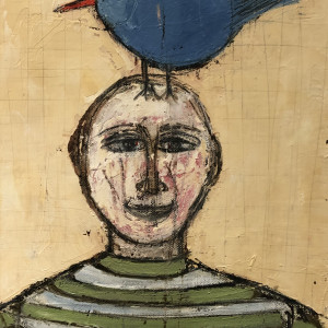 Bird with Boy by Mary Scrimgeour 