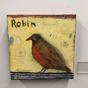Yellow Robin by Mary Scrimgeour 