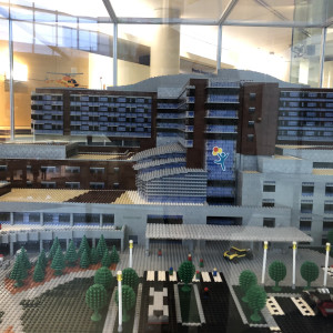 Lego Model of New Children’s Hospital by Dan and Chris Steininger 